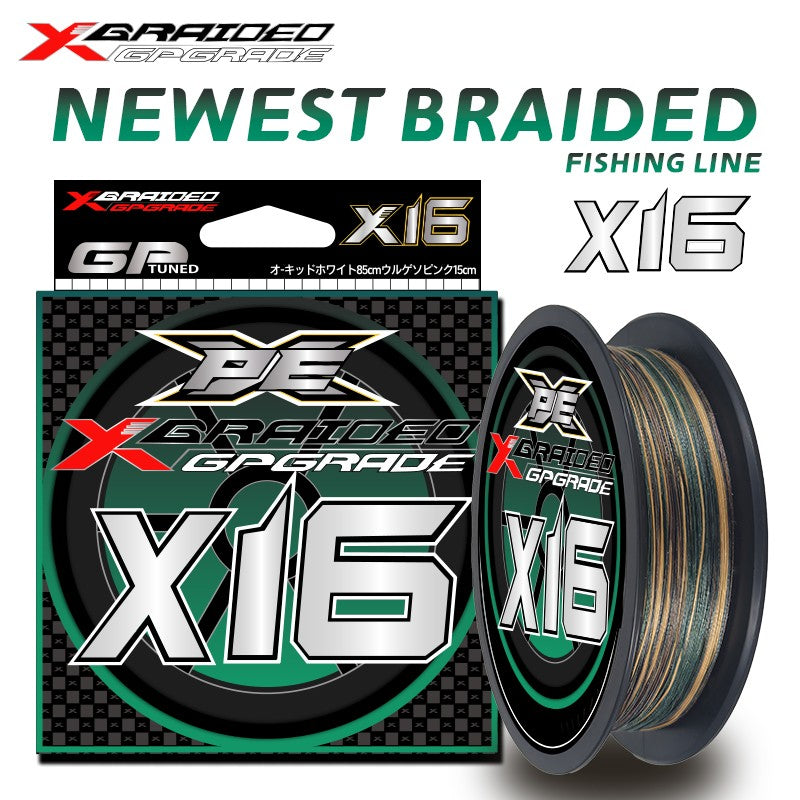 Novo ygk g-soul X16 Linha de Pesca Trançada 100M/150M/200M Multifilamento Água Salgada Linha PE Fio de Carpa Acessórios Super Fortes Japão
