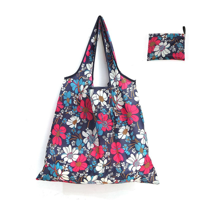 Reusable Shopping Large Bag Foldable Eco Tote With Pouch For Grocery Gym Office Supplies Beach Gear School Toys Storage Bags