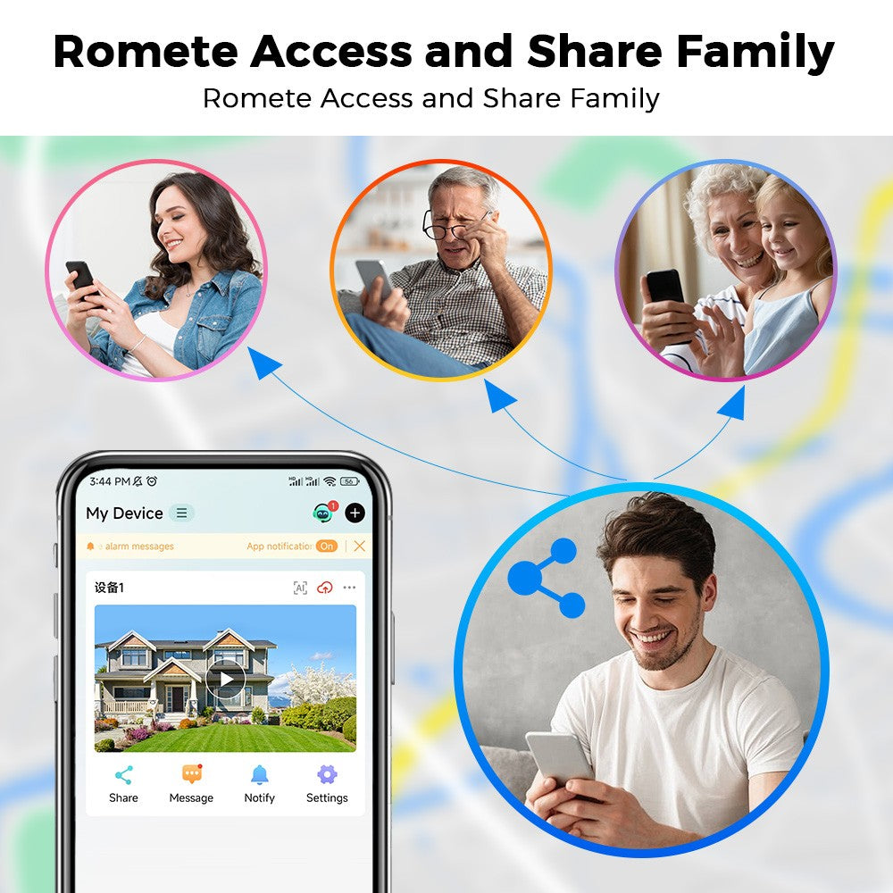 Wifi Camera Outdoor 8MP 4K Dual Lens Dual Screens Black Surveillance Camera Night Vision Human Detection Security Camera ICsee