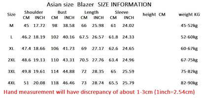Blazer's New Men's Fashion Outdoor Travel Camping Youth Wedding Hosting Campus Slimming Casual Checkered Korean Version Blazer