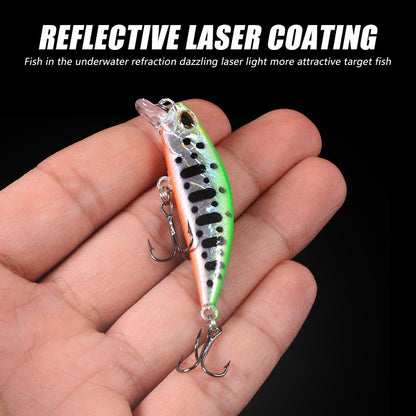 1Pcs 5.8Cm 5.4g Pesca Jerkbait Lure Sinking Minnow Fishing Lures Hard Bait Black Minnow Wobbler Fishing Tackle