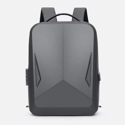 Men's Expandable Computer Backpack Large Capacity Business Travel Trip Luggage Bag E-Sports Game Hard Shell Backpack