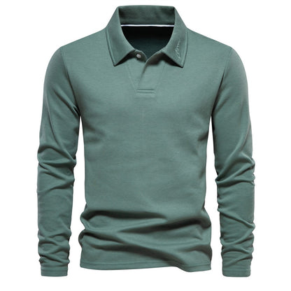 AIOPESON Men's Embroidery Polo Shirt Fashion Turn down Collar Casual Social Luxury Golf Shirt
