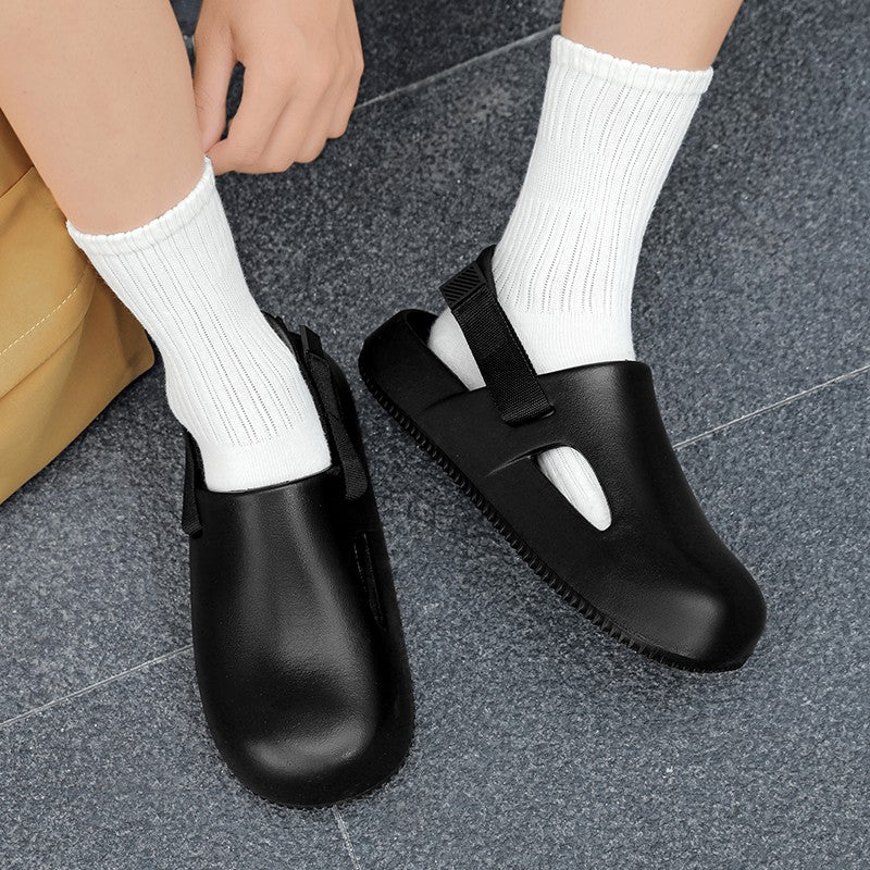 2025 New Casual EVA Sandal Men'S Non-Slip Flip-Flop Mule Design Comfortable Breathable Slip-On Lazy Shoes Adults Home Slippers