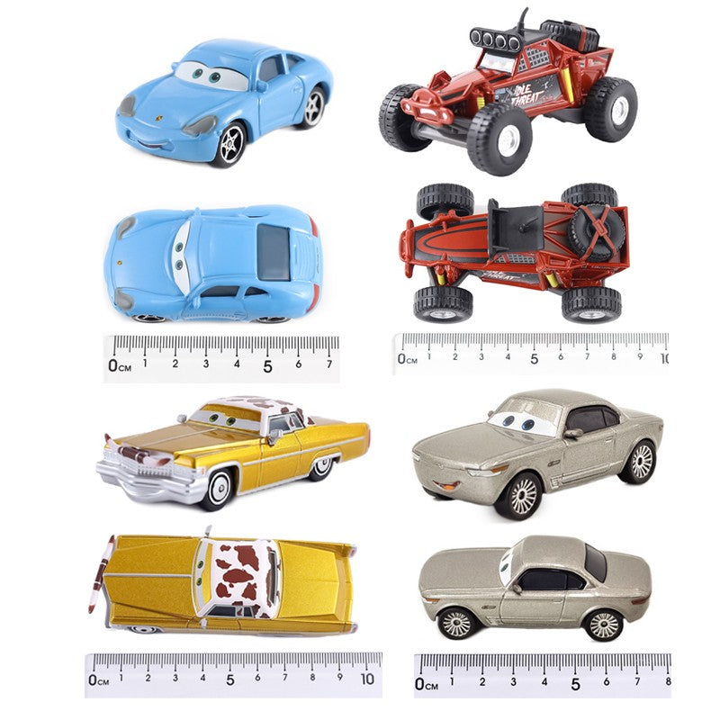 Carros 2 Disney Pixar Carros 3 Fabulous Hudson Hornet Sally Mate Relâmpago McQueen Carrinhos de Liga Metálica Fundida Modelo Presente para Crianças Brinquedo para Meninos