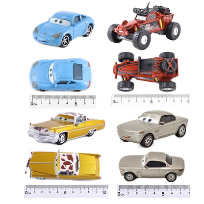 Carros 2 Disney Pixar Carros 3 Fabulous Hudson Hornet Sally Mate Relâmpago McQueen Carrinhos de Liga Metálica Fundida Modelo Presente para Crianças Brinquedo para Meninos