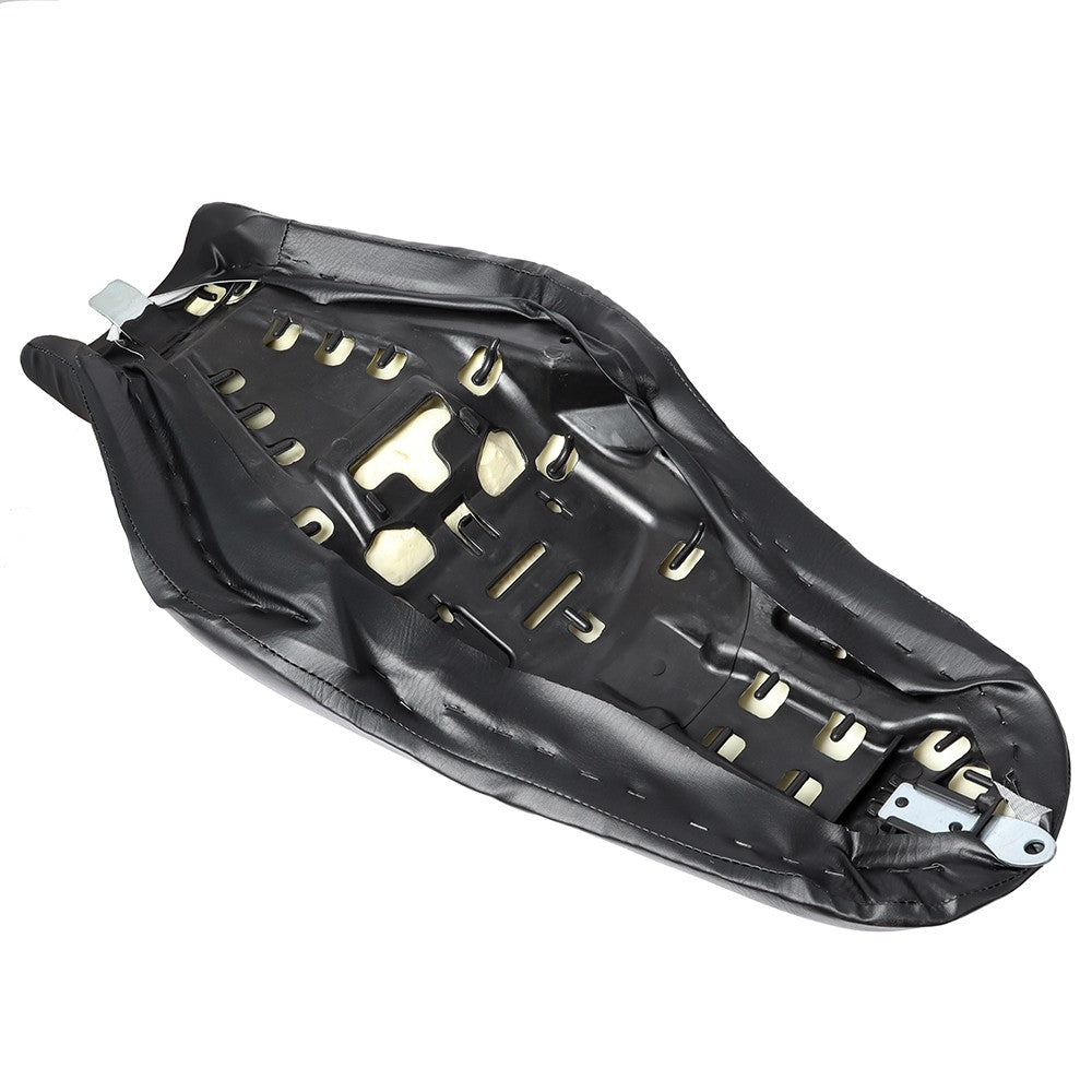 Assento Duplo de Couro PU Preto para Piloto e Passageiro Traseiro de Motocicleta para Harley Sportster XL 883 1200 48 2010-2016