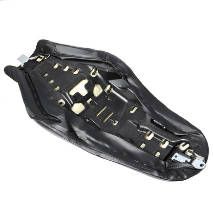 Assento Duplo de Couro PU Preto para Piloto e Passageiro Traseiro de Motocicleta para Harley Sportster XL 883 1200 48 2010-2016