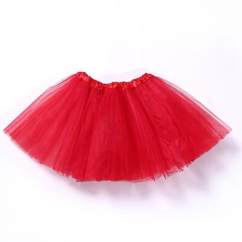 Tutu Skirt Women Girls 80s Vintage Ballet Dance Skirt Layered Short Mini Skirt Vintage Petticoat Layered Mesh Ballet Underskirt