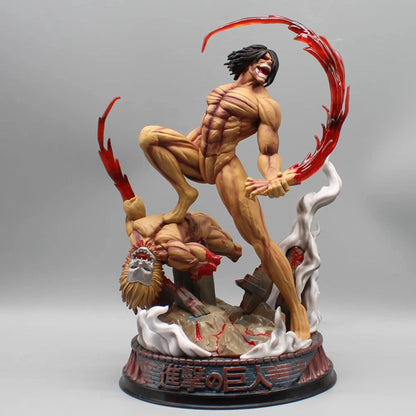 29cm/11.4inch Boneco Eren Jaeger Manga Attack On Titan Anime Figuras Jaeger Pvc Modelo Estátua Boneca Coleção Decoração Brinquedo Presente