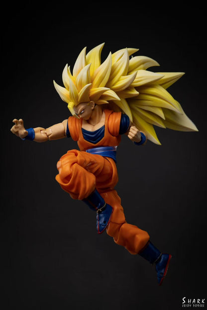 Neokong Studio Dragon Ball Vegeto Figure Goku Ssj3 3.5 Body SHF Vegito Super Saiyan 3 Action Figure Vegeto Figurine Toy Gift