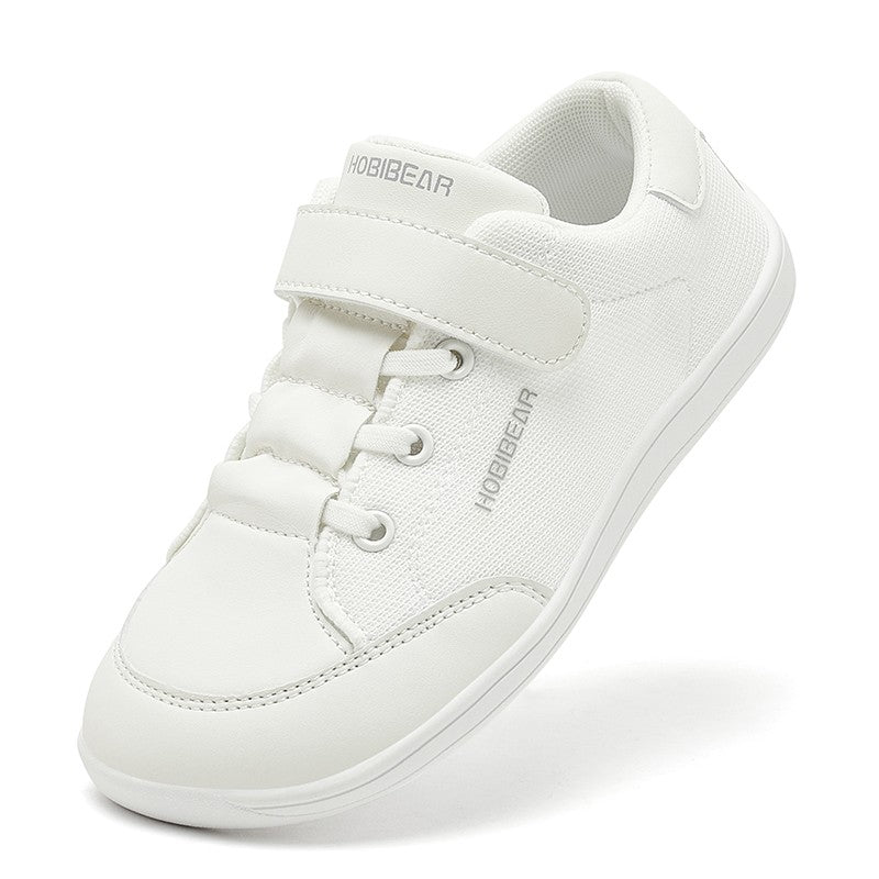 HOBIBEAR Mesh Barefoot Shoes Boys Girls Wide Toe Sneaker Zero Drop Walking Shoes(Toddler Little Big Kid)