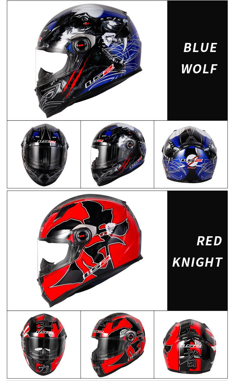 Capacete de Moto Clássico LS2 Fechado Masculino Feminino Capacete de Motocross Casco em ABS Aprovado pela ECE Acessórios para Motos FF358