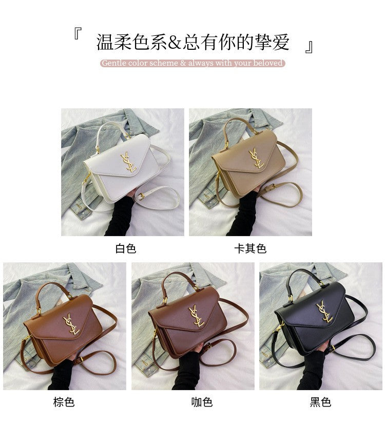 2025 New Retro Small Square Bag Leisure Bag Single Shoulder Crossbody Bag Versatile Commuter Postman Bag