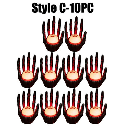 Spooky Atmosphere Decor Halloween Pumpkin Lamp Ghost Hand Light New Prop Eerie Scene Setting Party Decoration Solution