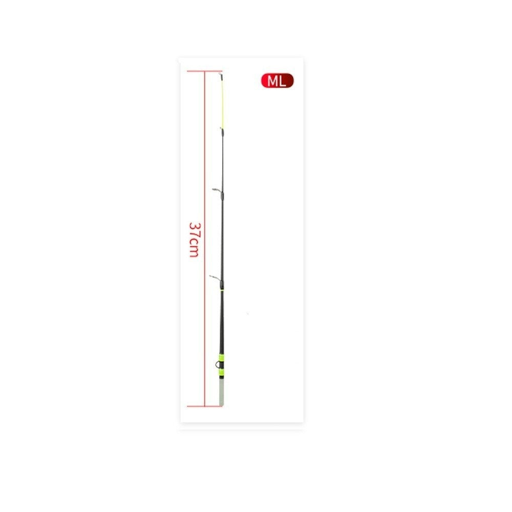 Vara de Pesca no Gelo de Inverno 2 Seções Ultraleve Design Tipo Giratório Vara de Pesca 52cm de Comprimento Vara de Pesca Ultraleve Pesca de Inverno