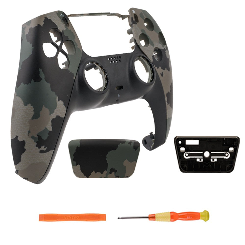 For PS5 Controller Replacement Shell Full Cover Faceplate DIY Mod Kit Anti-Scratch BDM-010 020 030 040 050 Game Accessories