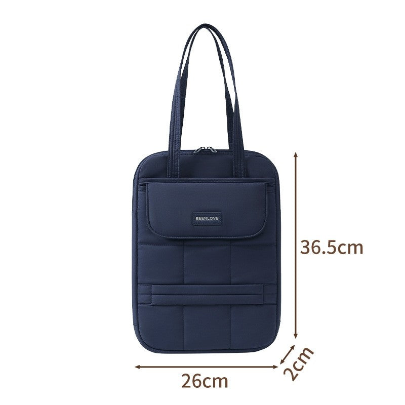 2025 new style Laptop Shoulder Bag Multi-purpose Tote Bag Simple Commuter IPad Protective Bag Handbag for business trave