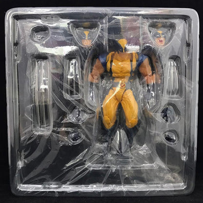 Amazing Yamaguchi Deadpool & Wolverine Boneco de Ação Colecionável PVC 16cm Mutantes X-Men Ultimate Super Herói Modelo Boneco Presente