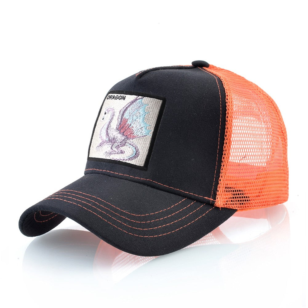 TQMSMY Boné de Beisebol Bordado com Dragão Masculino, Chapéus Casuais para Exteriores com Viseira, Bonés Trucker Snapback Femininos, Unissex Hip Hop Drake Bones