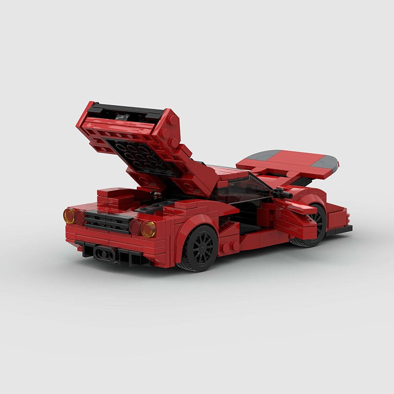 MOC Carro Esportivo de Corrida Veículo Cidade Speed Racer Modelo Técnico Blocos de Construção Tijolos Supercarro F1 Brinquedos Infantis Presentes para Meninos NSX