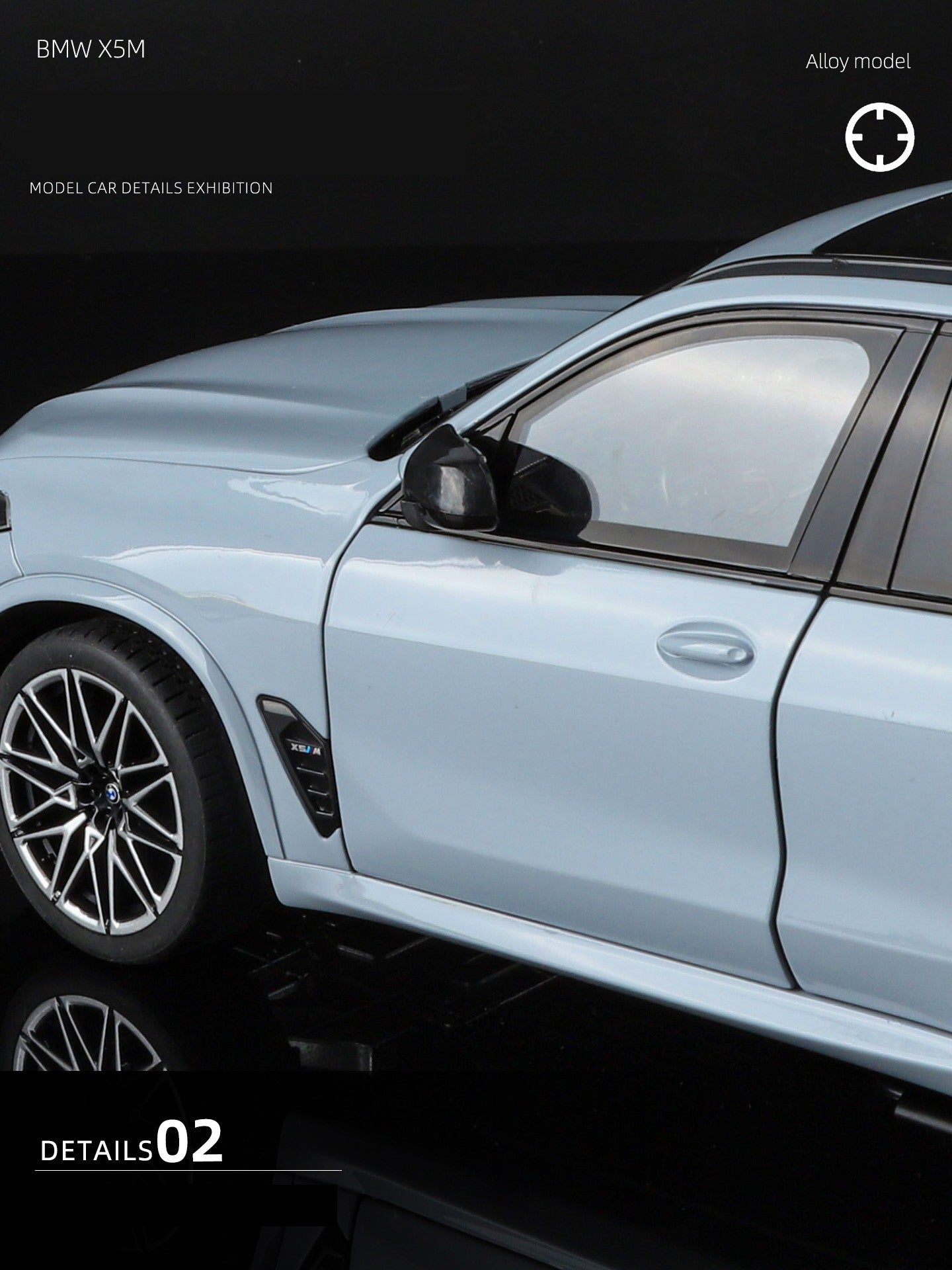 NOVO 1:18 BMW X5M X5 F95 SUV Liga Fundido & Veículos de Brinquedo Modelo de Carro em Escala Miniatura para Crianças