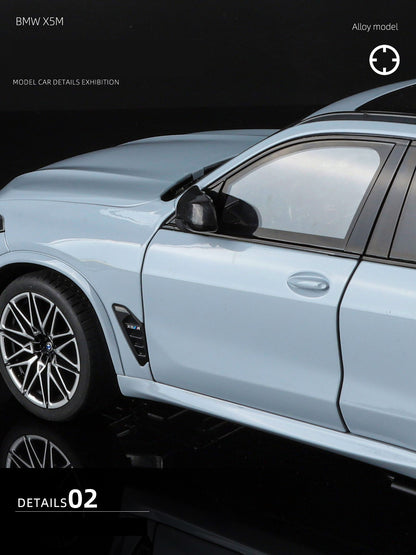 NOVO 1:18 BMW X5M X5 F95 SUV Liga Fundido & Veículos de Brinquedo Modelo de Carro em Escala Miniatura para Crianças