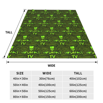 Gunki Fishing Blanket Soft Warm Flannel Throw Blanket Bedspread for Bed Living room Picnic Travel Home Sofa