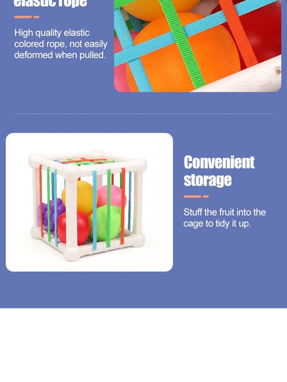 7Pcs Kids Educational Cube Shape Matching Stacking Learning Toys Educational Play Games Baby Toys