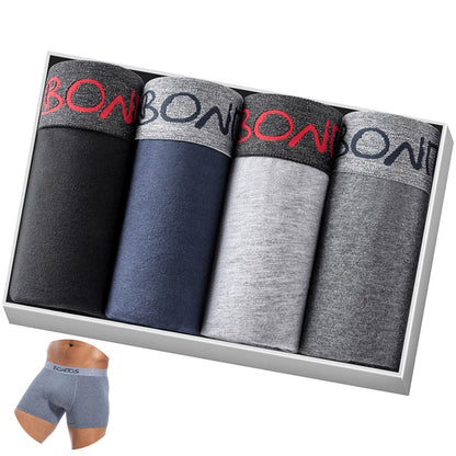 4pcs Cotton Boxers For Man Underwear Slip High Quality Men's Panties Sexy Homme Underpants Boxer Shorts calecon Trunks