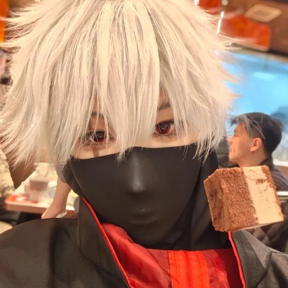 Anime Ninja Kakashi Cosplay Mask Unisex 3D Stereoscopic Shaping Half Face Mask Halloween Masquerade Costume Prop