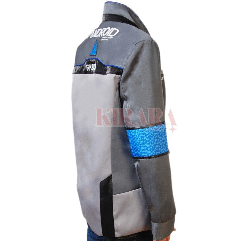 Connor RK800 Cosplay Costume Jacket Tie Set Game Detroit Become Human Role Play Uniform Men Party Outfits