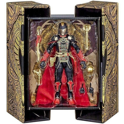 Boneco Articulado G.I. Joe Classified Series Snake Supreme Cobra Commander de 15 cm com Vários Acessórios Colecionáveis