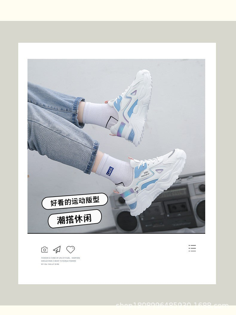 2025 Sneakers Women Platform Flat Shoes Woman Shoes Green Casual Trainers Ladies Chunky Sneakers Women Shoes