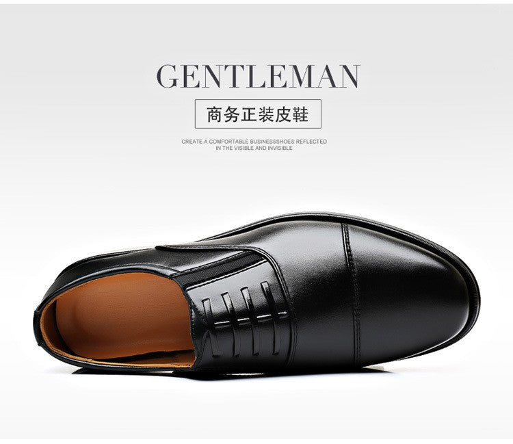 Mens Formal Leather Shoes Slip on Dress Wedding Casual Flats Luxury Walking Oxfords Office Work Zapatos Para Hombre Plus Size