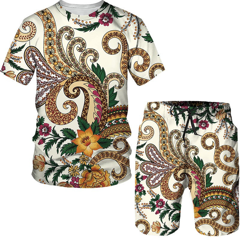 Ducks Leopard 3D Print TShirts Shorts Sets kids Fashion Flower Oversized Short Sleeve TShirt Pants Set Boys Girls Suits Clothing