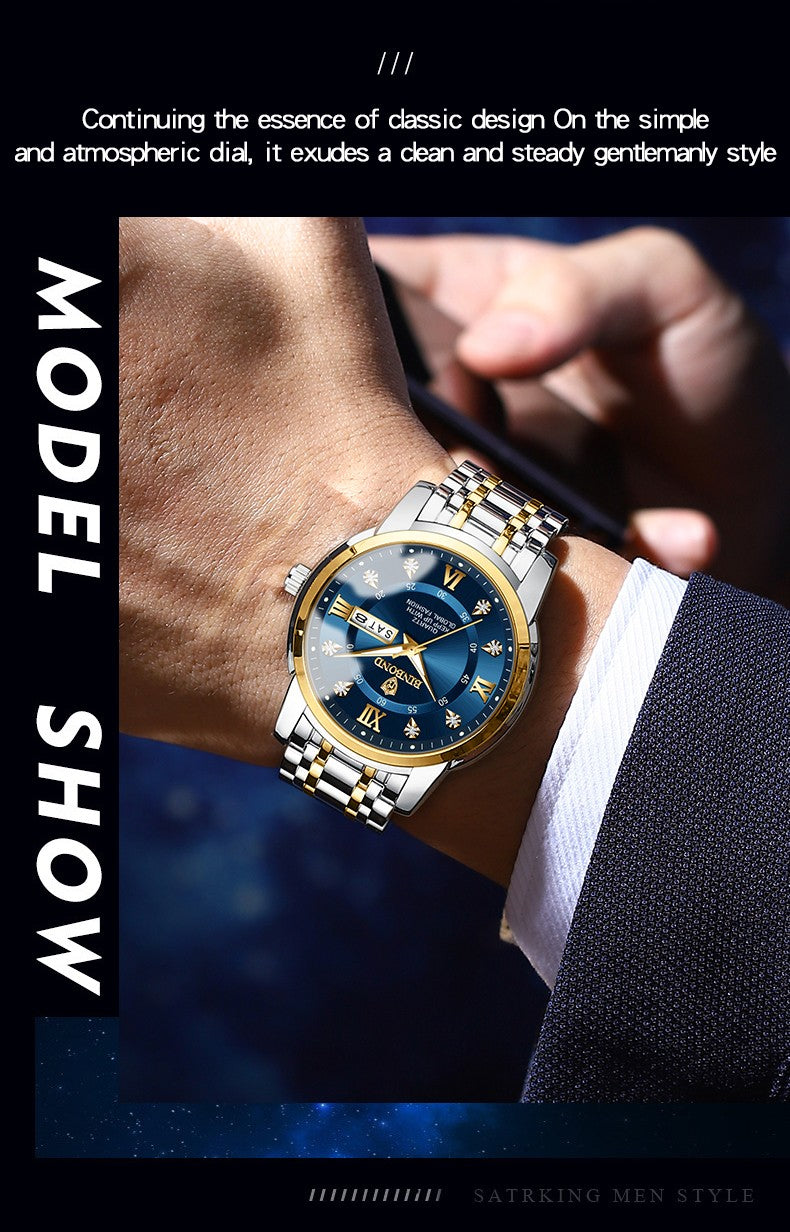 2025 Top Brand Luxury Fashion Diver Watch Men 30ATM Waterproof Date Clock Sport Watches Mens Quartz Wristwatch Relogio Masculino