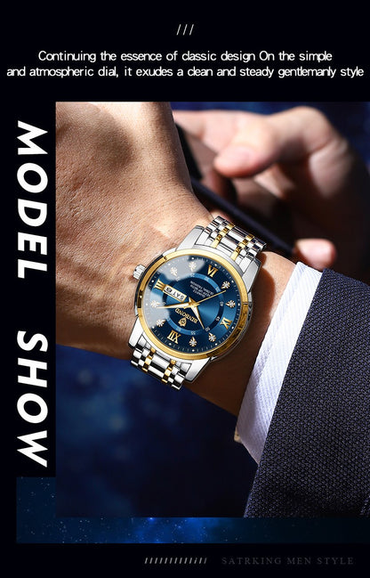 2025 Top Brand Luxury Fashion Diver Watch Men 30ATM Waterproof Date Clock Sport Watches Mens Quartz Wristwatch Relogio Masculino