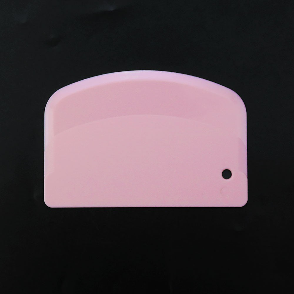 Silicone World Dough Scraper Cream Spatula Plastic Cutting Knife  for Flour Pastries and Cakes Baking Tool Kitchen Accessories