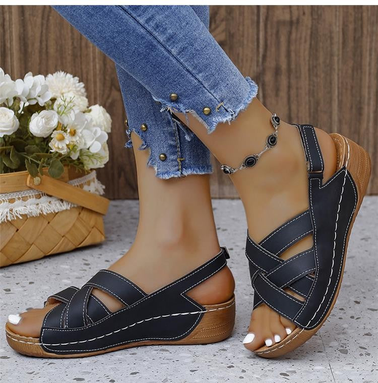 Women Sandals Shoes Summer Beach Shoes Woman Party Sandals For Women Wedge Ladies Shoes Non-Slip Footwear Women Sandal Female