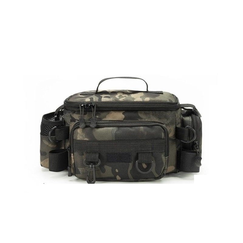 Fishing Lure Waist Bag Crossbody Multifunctional Storage , Waterproof , Large Capacity Fishing Rod Accessory Fishing Rod Bag