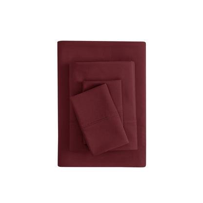 Super Soft Microfiber King Bed Sheet Set 4 Piece Wrinkle Resistant Lightweight Breathable Fitted Flat Pillowcases Elegant Design