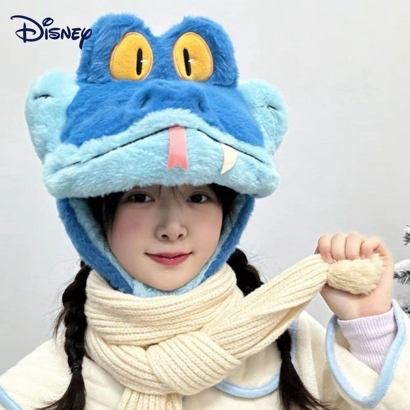 Disney Zootopia 2 Kawaigari Chapéu de Pelúcia de Cobra Desenho Animado Anime Chapéu Fofo Almofada em U Travesseiro Quente de Inverno Para Escritório Presente para Meninas