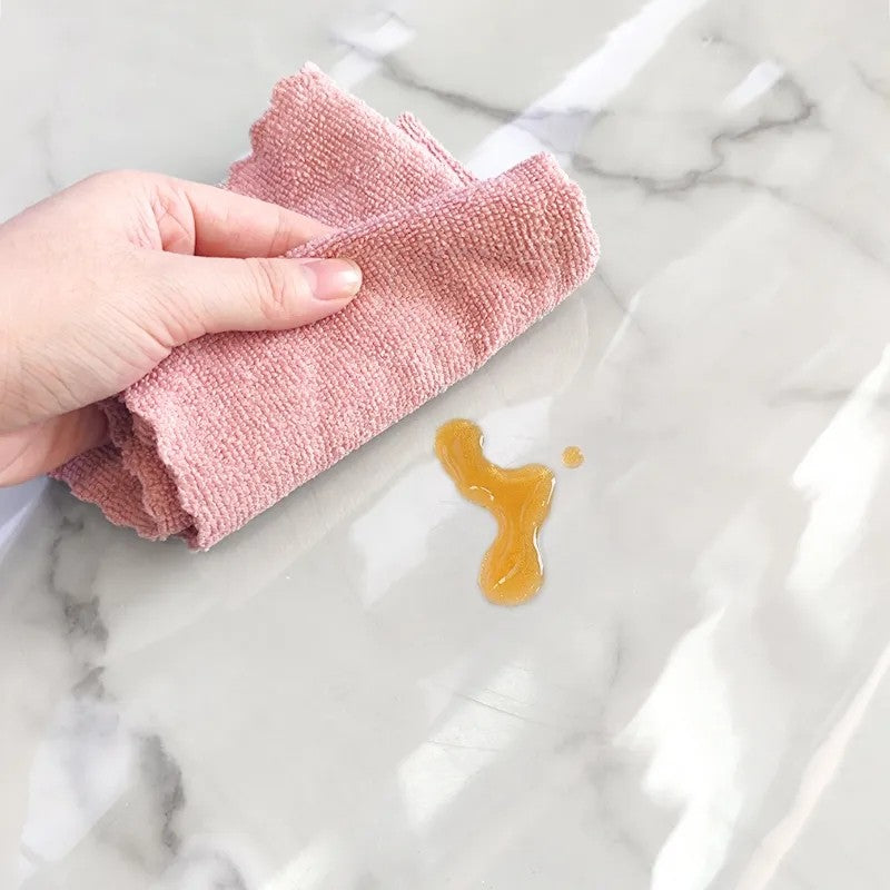 Transparent PVC Tablecloth Waterproof Kitchen Tablecloth Pad Glass Soft Cloth Tableclot Oil-Proof Table Mat Table Cover