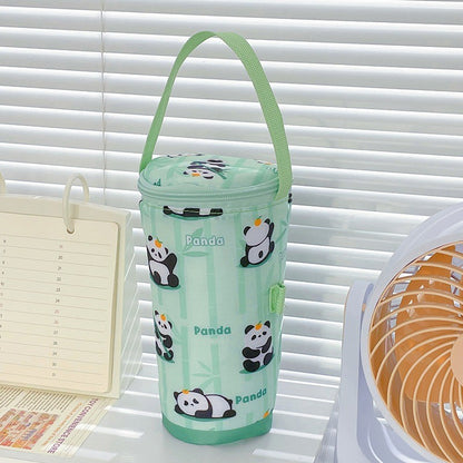 Baby Milk Bottle Insulation Bags Cartoon Portable Waterproof Feeding Bottle Thermal Bag Milk Warmer Cooler Stroller Hang Bags