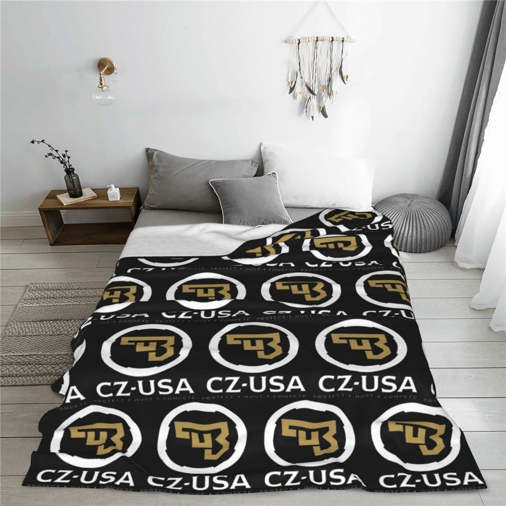 Ceska Zbrojovka CZ Blankets Flannel Sofa Throw Blanket Multi-function for Couch Bedding Outdoor Throws Bedspread Quilt