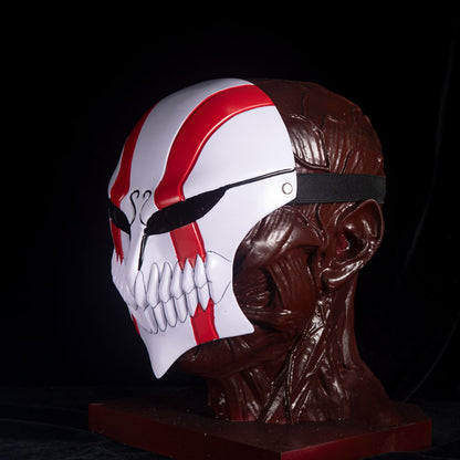 Mask Cosplay Prop, Hollow Mask, Halloween Party Costume, Thick Resin Material, H