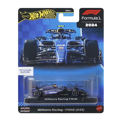 Original Hot Wheels Car Gold Label F1 Racing Model VISA Sauber Williams Fleet HRV11 1/64  Alloy Miniature Die-casting VehicleCar
