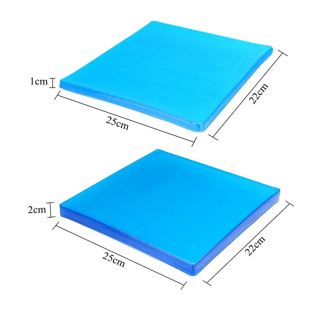 Almofada de Gel para Banco de Moto Almofada de Assento com Absorção de Choque Tapetes Reduzem a Fadiga Almofada Confortável Macia Fresca DIY Banco de Moto