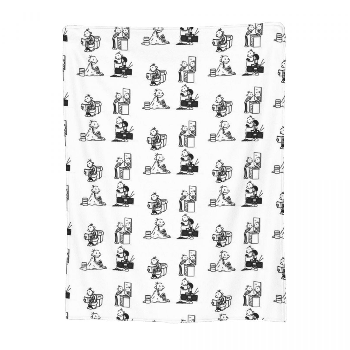 Wimpy Kid 4 States Of Greg Heffley Blankets Soft Warm Flannel Throw Blanket Plush for Bed Living room Picnic Travel Home Couch